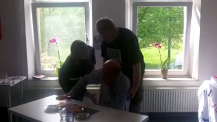 Jean-Luc Fonck à l'inauguration du Centre de formation de la Croix-Rouge à Arlon