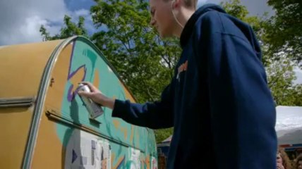 Une fresque en live au cœur de Saint-Gilles