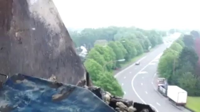 Mons: incendie du Val d'Haine les dégâts aux 6e et 7 étages