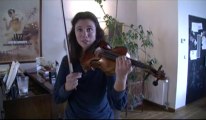 La leçon de violon :le vibrato