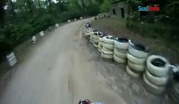 Le circuit Supermoto de Florennes en caméra embarquée avec Sébastien Soyeurt