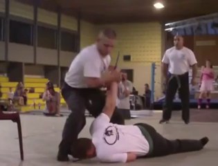 Mouscron: démonstration de krav maga