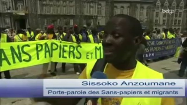 La marche européenne des sans-papiers fait étape à Liège