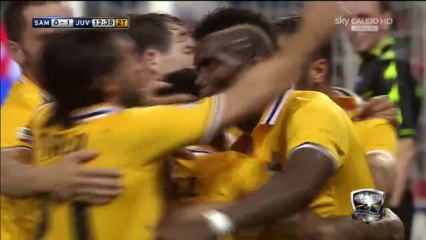 Sampdoria vs Juventus - Tevez