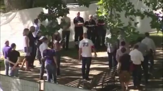 Reconstitution de l'assassinat homophobe à Liège