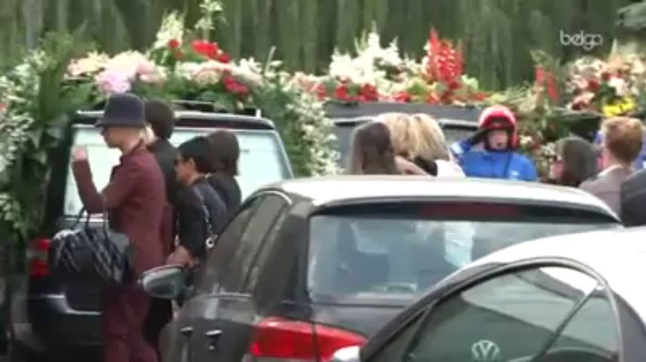 Michel Daerden : arrivée du cortège funéraire à Robermont