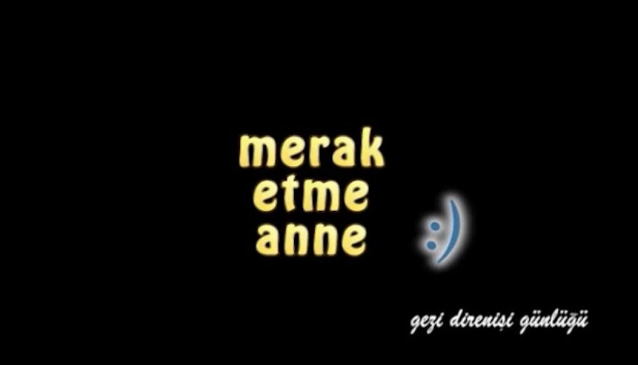 Merak Etme Anne  :)  Gezi Direnisi Günlügü