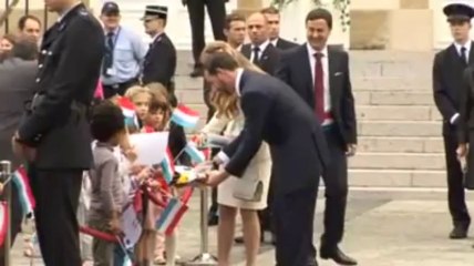 Le Grand-Duc Héritier Guillaume et Stéphanie de Lannoy sont unis civilement