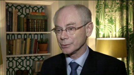 Herman Van Rompuy, "fier" de recevoir le prix Nobel
