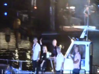 Jeanne Mas sur le bateau à Agde le 13 août 2013