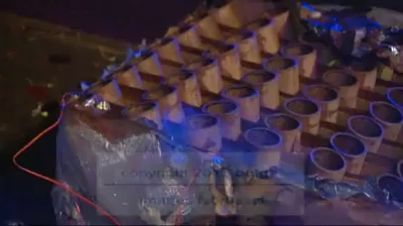 Des milliers de spectateurs au feu d'artifice de Bruxelles