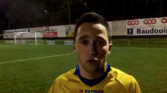 Foot (D3B): la réaction de Marvin Konsdorff après la défaite de Huy face à La Louvière (0-1)