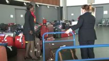 Les bagages s'accumulent à Brussels Airport