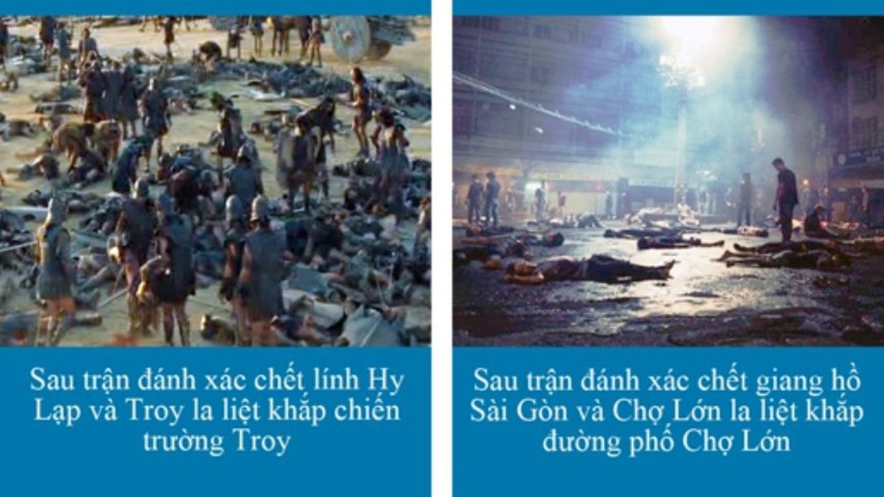 OVERSEA VIETNAMESE DIRECTOR CHARLIE NGUYEN MOVIE "BUI DOI CHO LON" PLAGIARIZE HOLLYWOOD MOVIE "TROY"