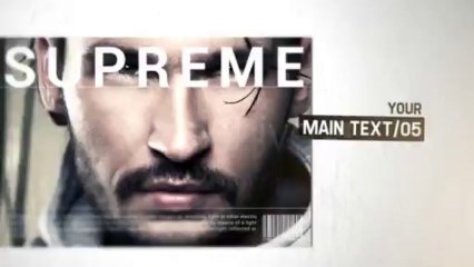 Typo Poster - After Effects Template