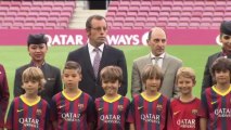 Barça y Qatar Airways presentan su acuerdo en el Camp Nou