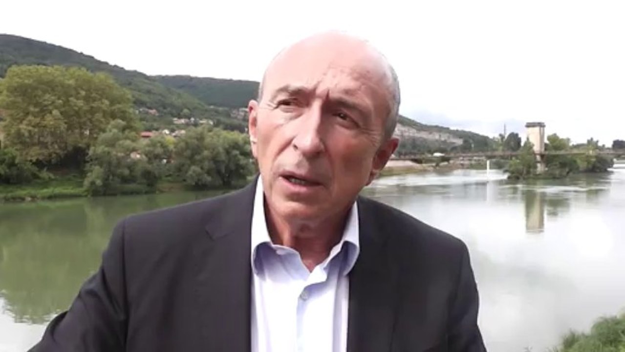 Gérard Collomb: l'aménagement des rives permet de renouer avec la Saône