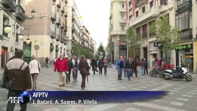 Economia em queda na Espanha