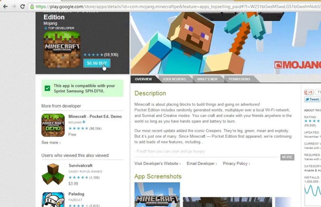 *NEW*[0.7.3 UPDATE] Minecraft- Pocket Edition 0.7.3 for FREE APK Android Download[FULL VERSION]