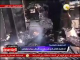 أثار الحريق الهائل بعدد من المحال بميدان سفنكس صباح اليوم