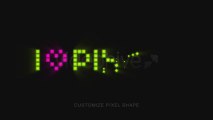 Pixels - Animated Typeface - After Effects Template