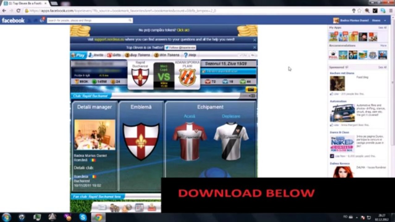 Top Eleven Hack Token - Download Token Hack Tool working from 25th august to 30th august