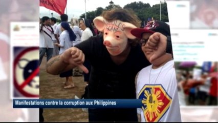 SUR LE NET - Manifestations contre la corruption aux Philippines