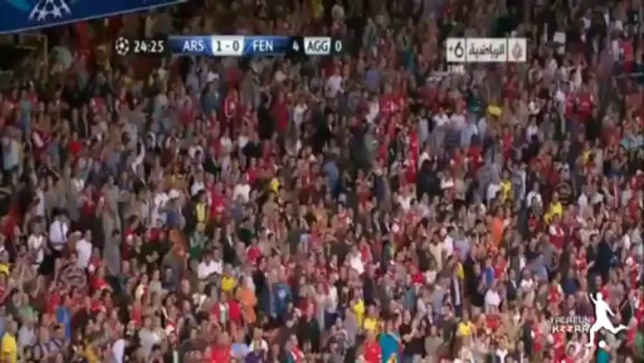 اهداف مباراة الارسنال وفنربخشة 2-0