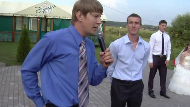 Battle de danse dans un mariage russe