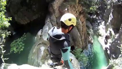 video canyon de la peira Hervé dit le Carpiste, Monsieur Rêve et votre serviteur Mr SkyFast.