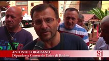 Napoli - Lavoratori Eavbus e Asl senza stipendio (27.08.13)