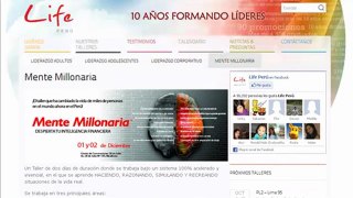 Life Peru | Desarrollo Personal | Coaching Empresarial | Talleres de Liderazgo Personal | Lima - Peru