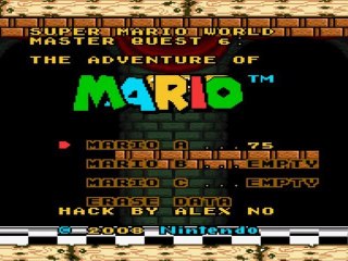 Super Mario World Master Quest 6  - château n°1