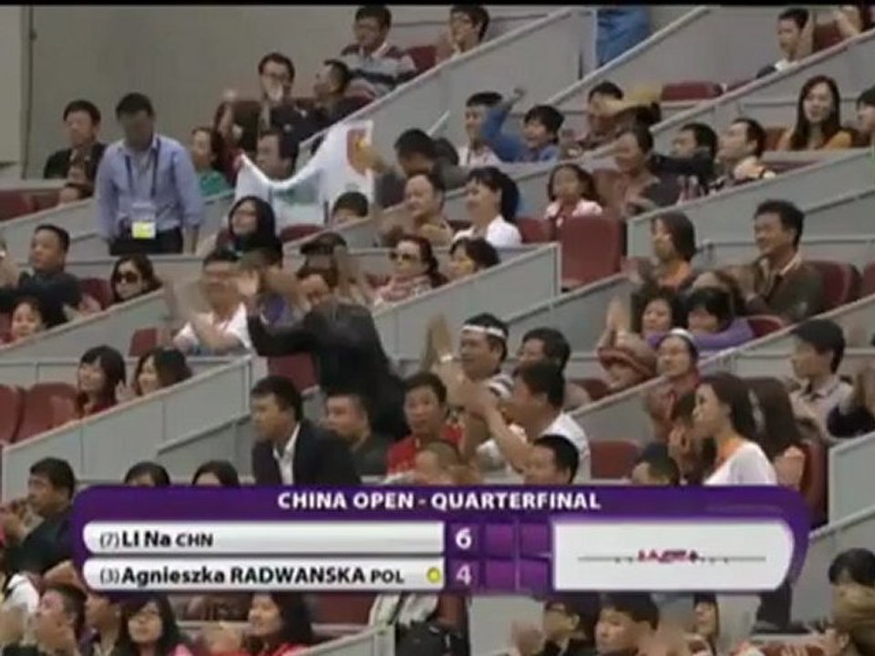 Peking: Li Na wirft Titelverteidigerin raus