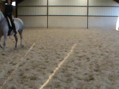 appuyer trot ligne milieu