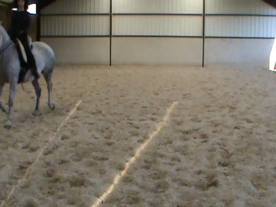 appuyer trot ligne milieu