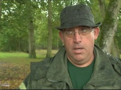 Chasse au sanglier en battue à la forêt de Sénart (Essonne)