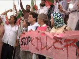 Marcha en Pakistán contra el uso de 