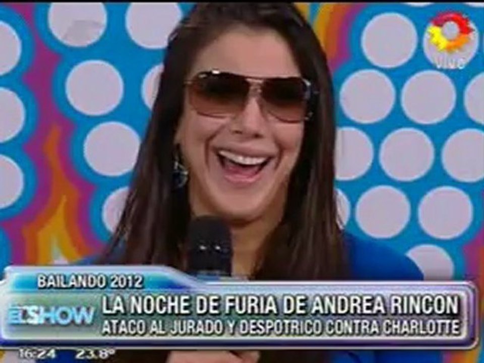 Pronto.com.ar Andrea Rincón furiosa con Charlotte