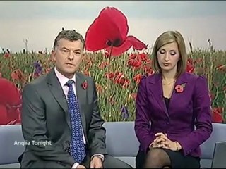 Anglia News Remembrance Poppy Day & Letters to Afghanistan not getting there