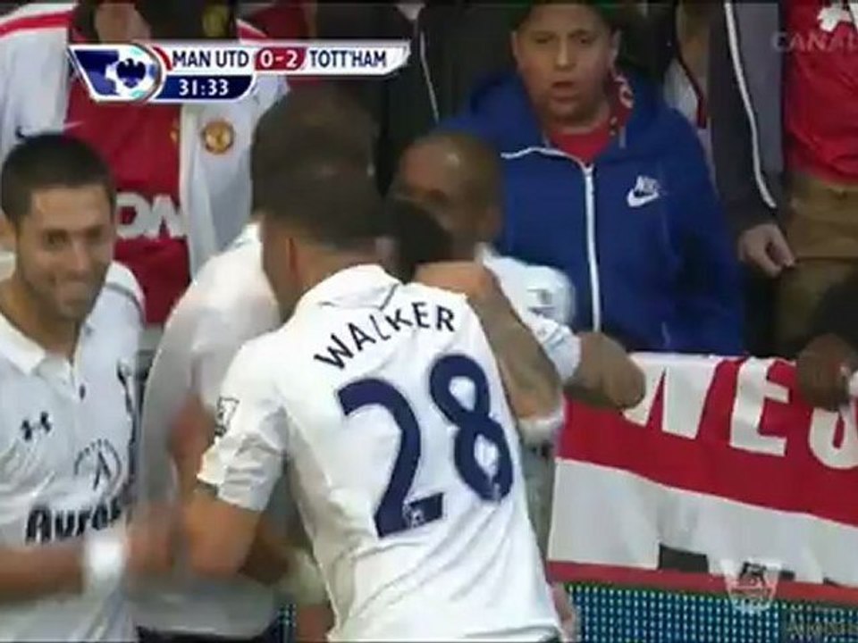 Manchester United 0-2 Tottenham Hotspur Bale goal FutbolManiak.eu