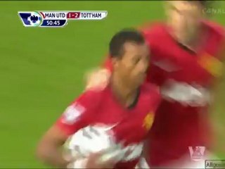 Manchester United 1-2 Tottenham Hotspur Nani goal FutbolManiak.eu