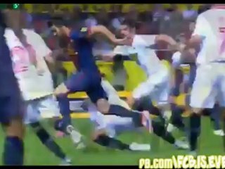 David Villa goal 2-3 vs Sevilla