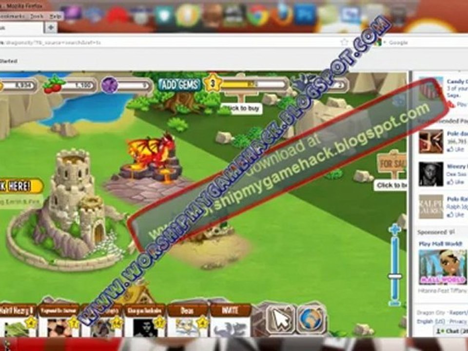 Dragon City Hacks and Cheat * FREE Download - October 2012 Update