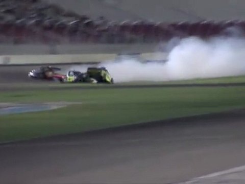NASCAR Truck series Las Vegas 2012 Huge crash Paludo