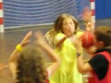 Entrainement des tous petits au club de Mayenne Handball