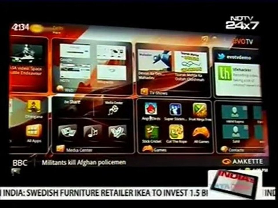 Amkette EvoTV NDTV Gadget Guru Review with Rajiv Makhni and Nikhil Bapna