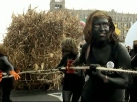 Mexicans protest against genetically modified corn