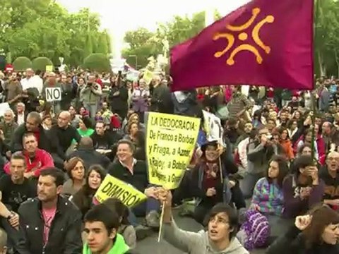 Protests in crisis-hit Spain as debt to surge