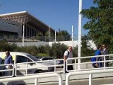Η άφιξη του Αστέρα Τρίπολης στο ΟΑΚΑ για τον αγώνα με τον Παναθηναϊκό (30/09/2012)